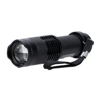 Mini black stick lamp