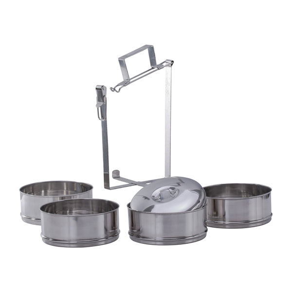 Contenitori per alimenti 4 pezzi argento