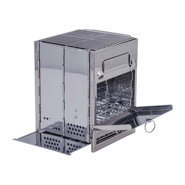 Estufa Rocket Pequeña Plata