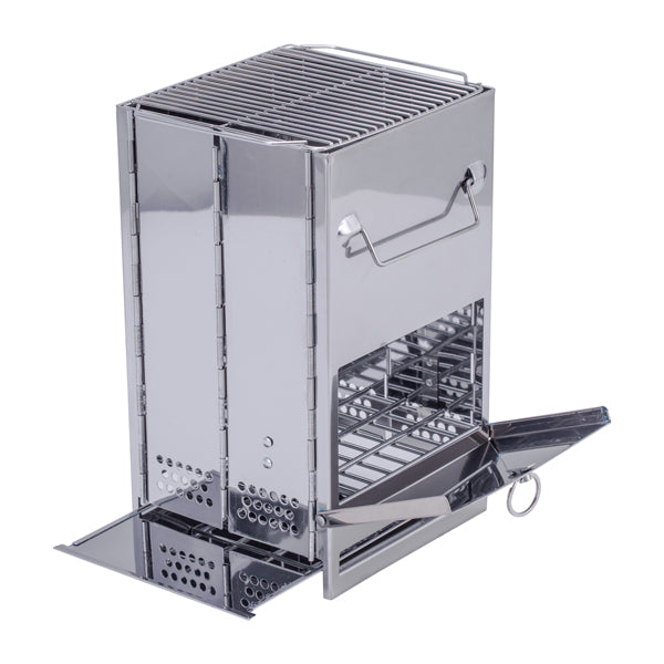 Estufa Rocket Mediana Plata