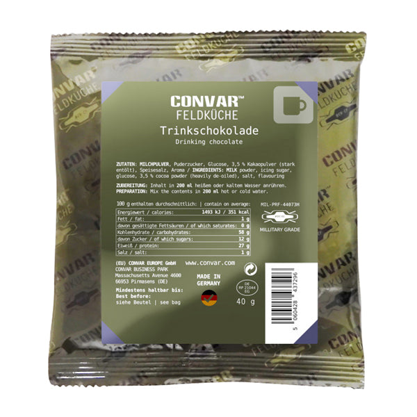 Convar Field Kitchen beve cioccolata