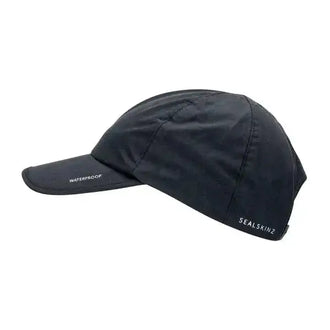 Langham black grey peaked cap