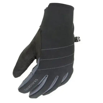 Lyng all-weather gloves, black and grey