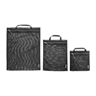 Mesh Pocket Set III, 3 pieces, black