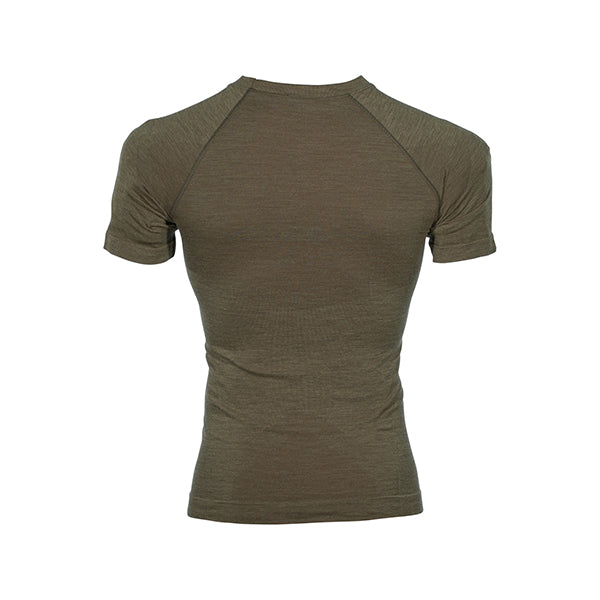 T-shirt Merino Seamless grigio pietra