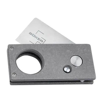 Pocket Knife Cigar Cutter silver-colored