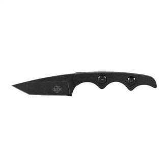 Neck Knife Straight Black
