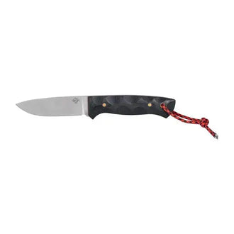 Outdoor Pro knife black silver-colored