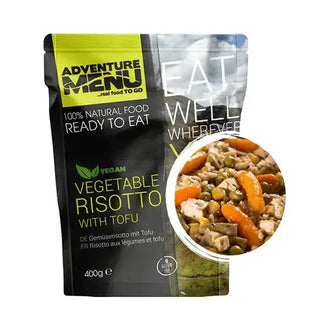 Vegetable risotto with tofu