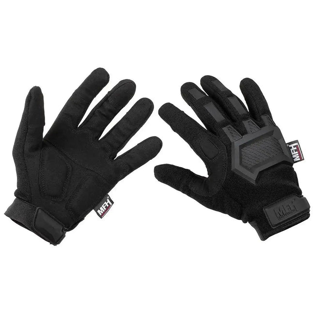 Black / M Tactical Gloves Action
