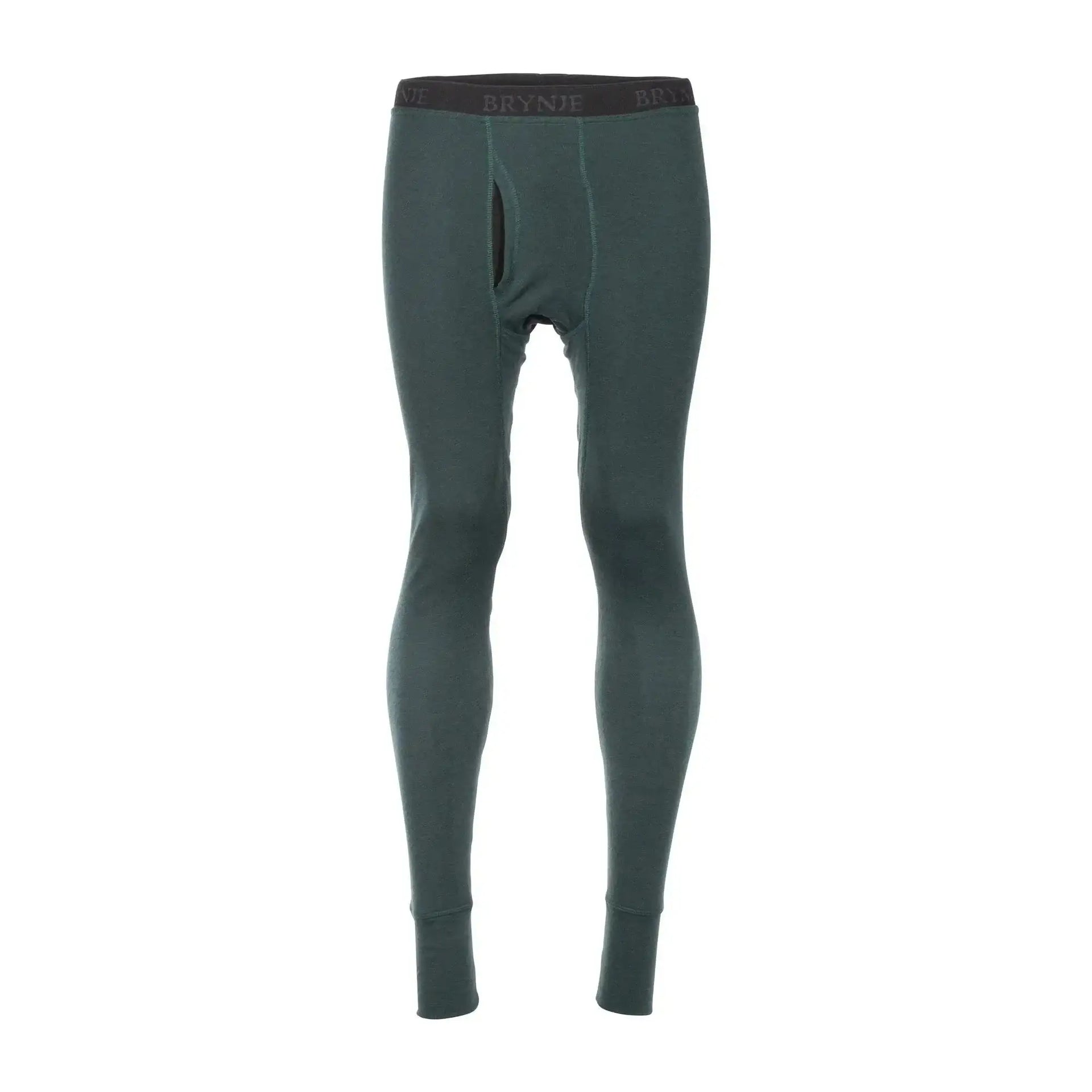 brynje-thermohose-arctic-double-lang-mit-eingriff-oliv-ansicht-1