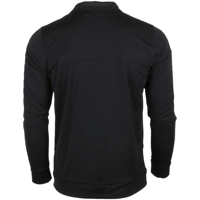 under-armour-jacke-sportstyle-pique-schwarz-ansicht-3