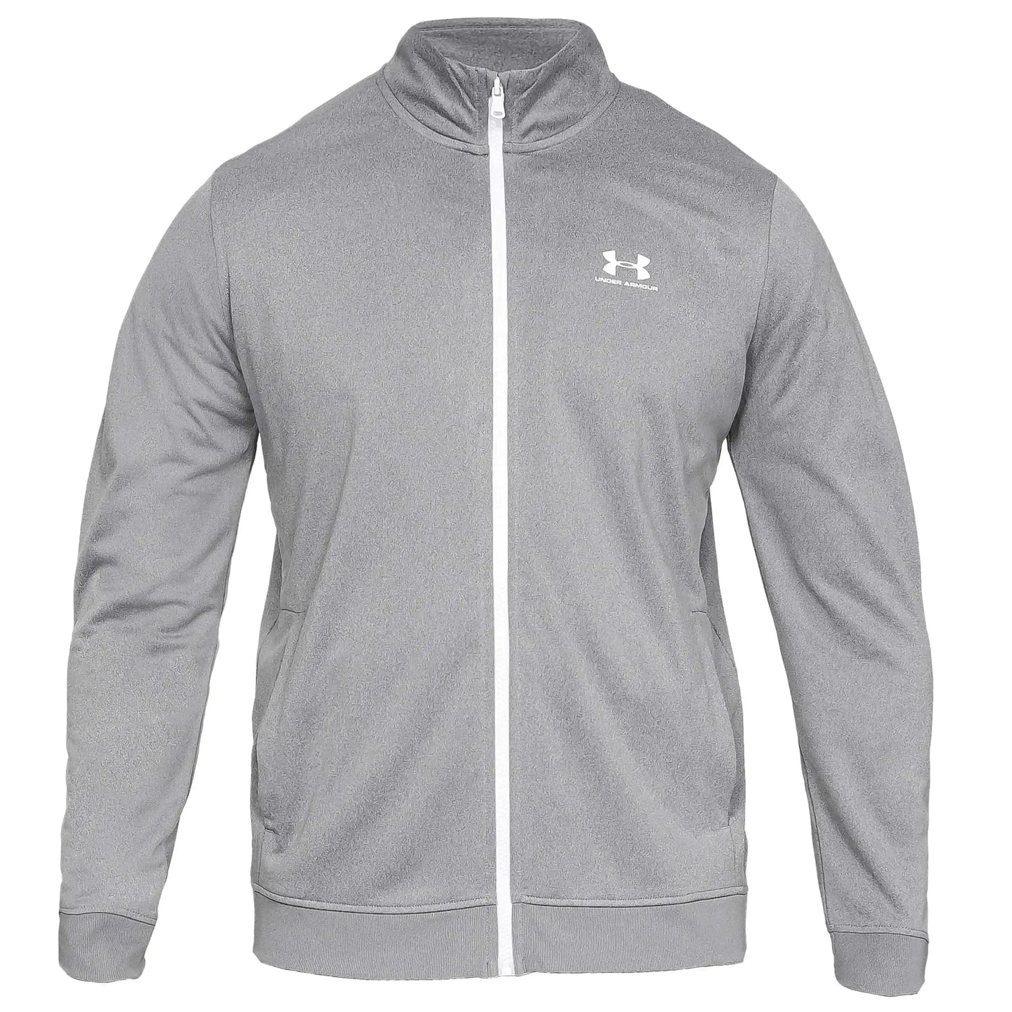 under-armour-jacke-sportstyle-tricot-gray-ansicht-1