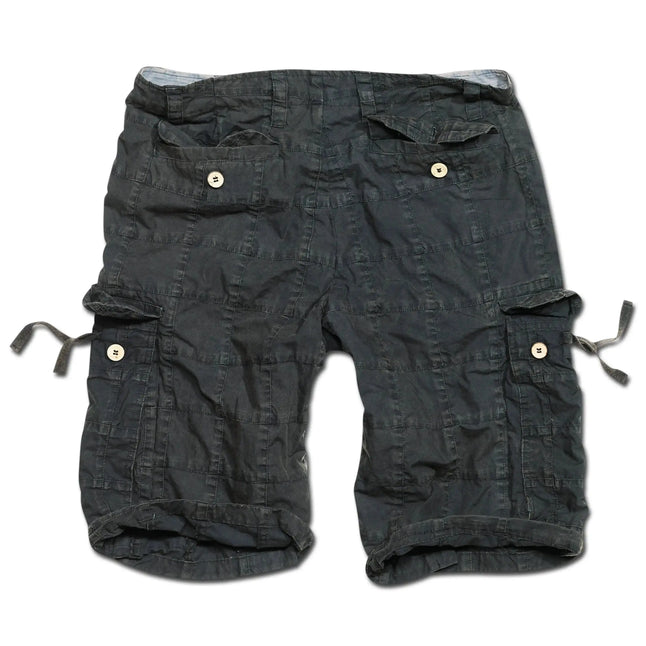 surplus-checkboard-shorts-schwarz-ansicht-2