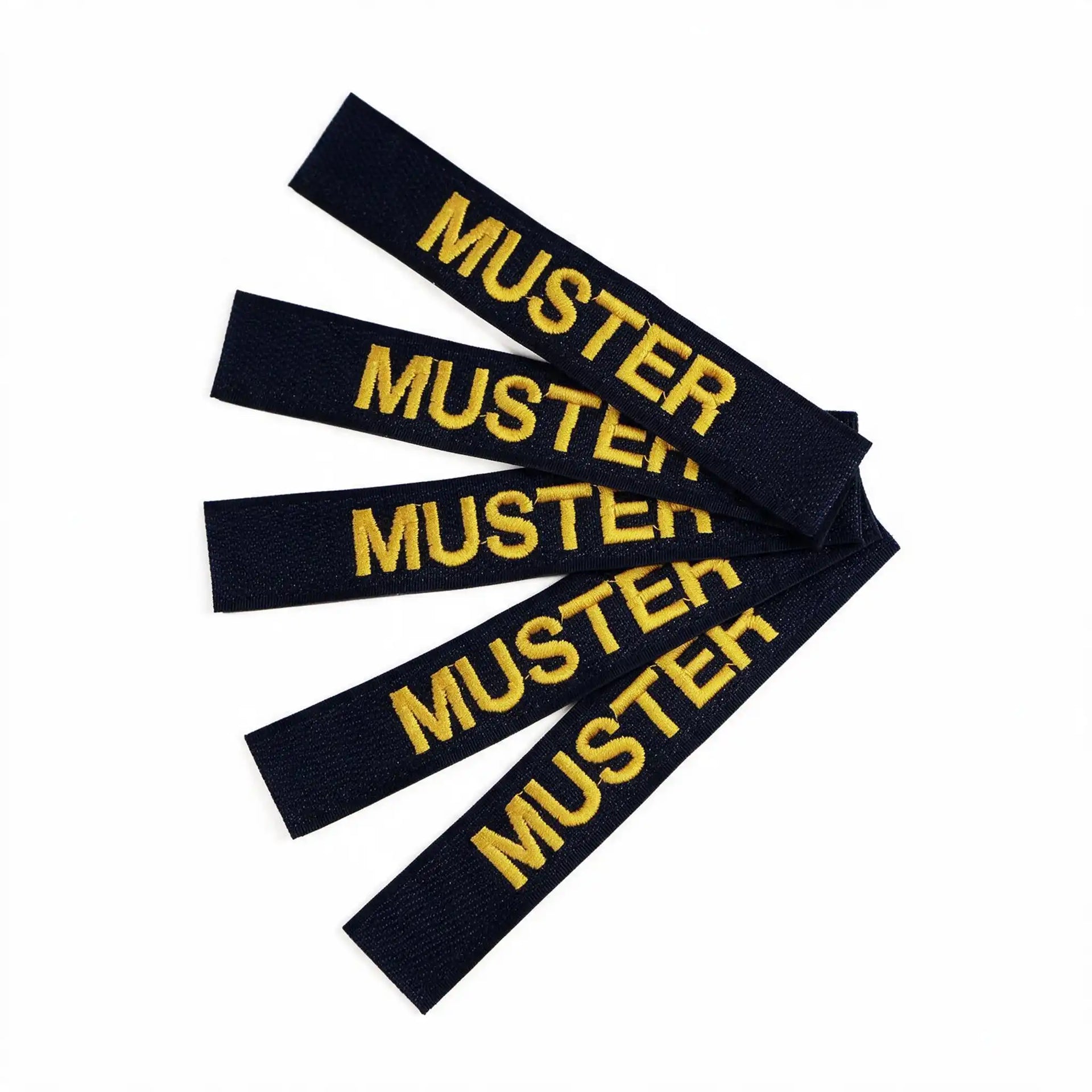 Name tapes 5-pack Navy