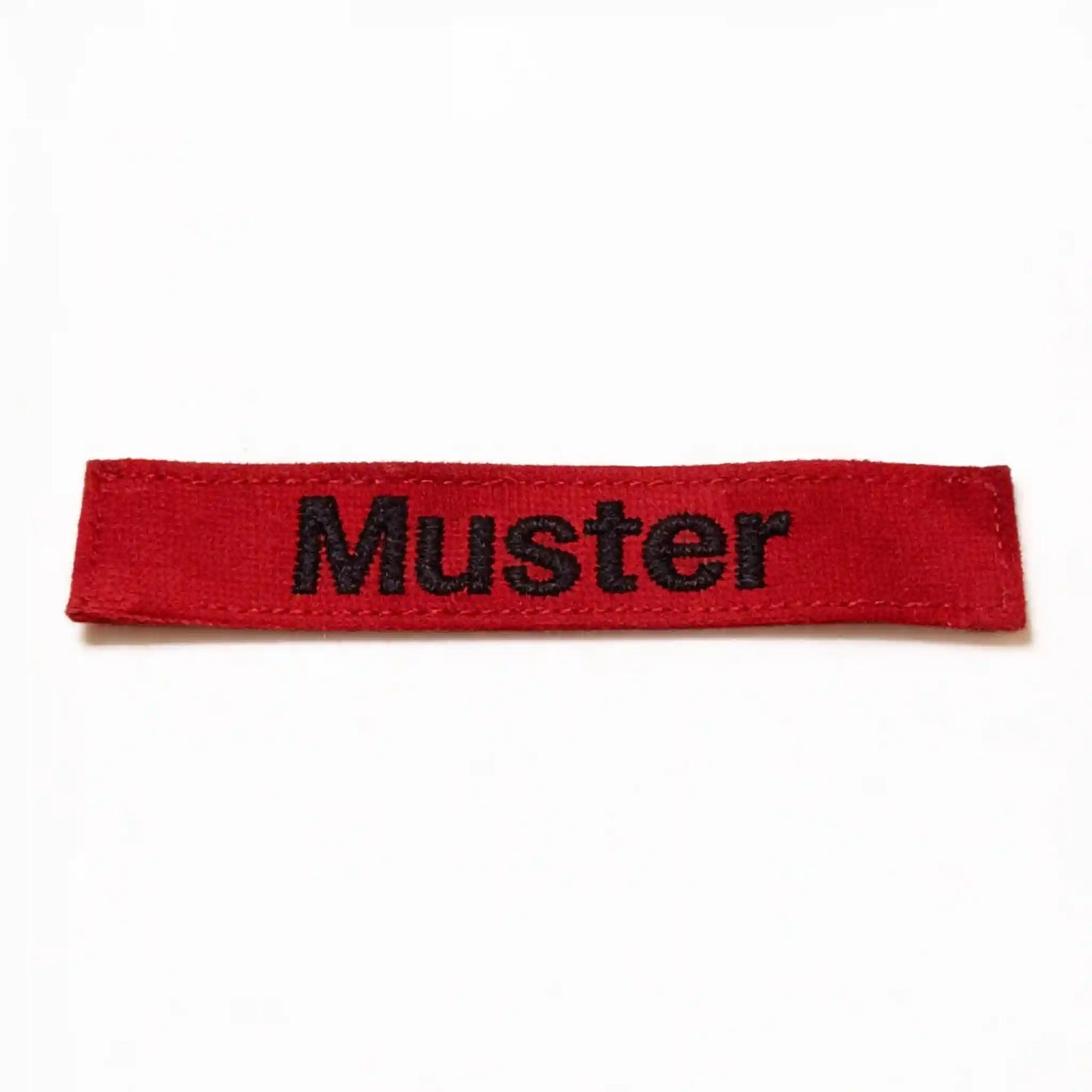 Name tapes set of 5 red