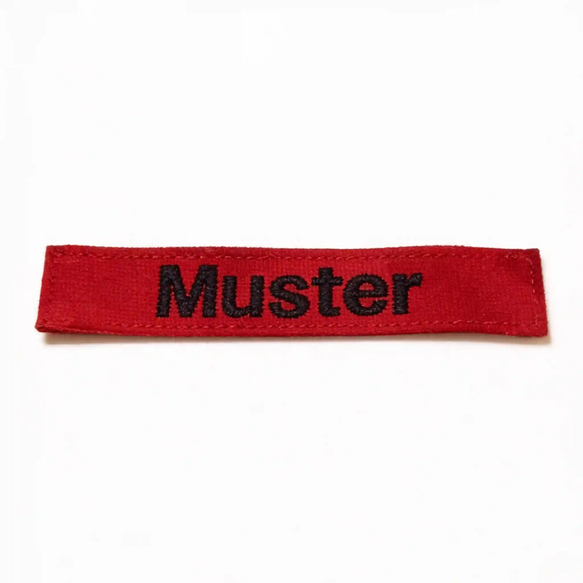 Name tapes set of 5 red