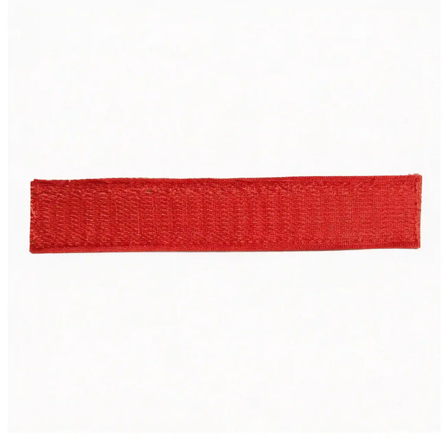 Name tapes set of 5 red