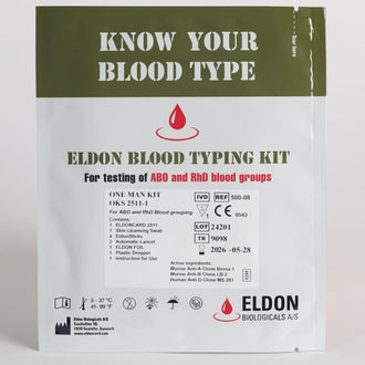 Rapid Blood Type Test One Man Kit