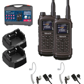 Tectalk Duo two-way radio, 2-pack case set