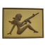 3D Patch Girl with Rifle