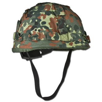 Plastic helmet with helmet cover