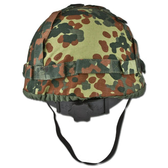 Plastic helmet with helmet cover
