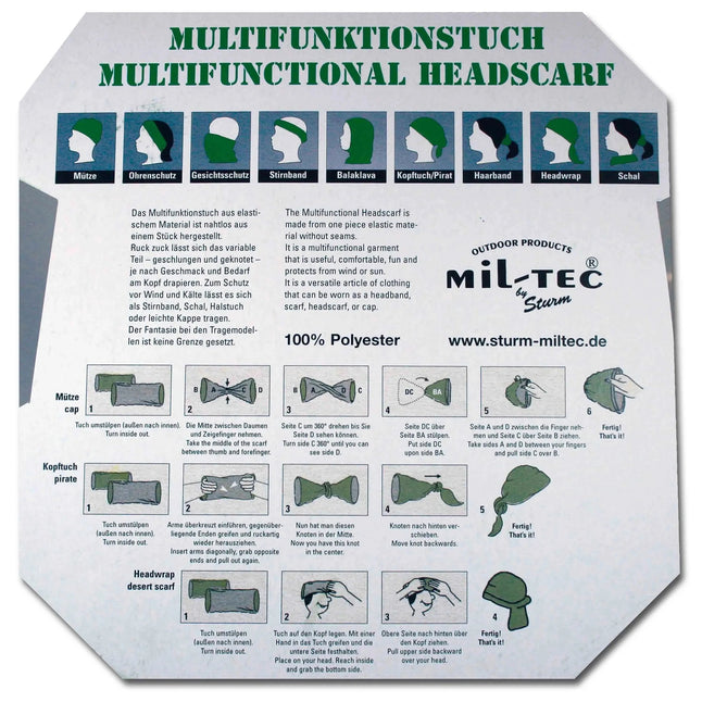 Scaldacollo multifunzionale Headscarf