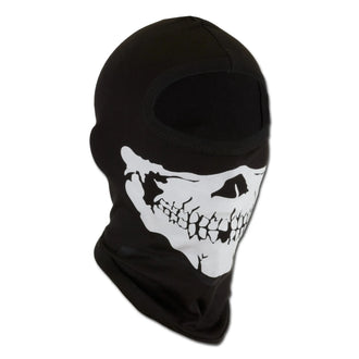 Balaclava 1-foro Skull nero