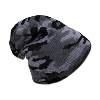 Cappello a cuffia mimetico scuro