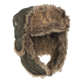 Winter hat with faux fur