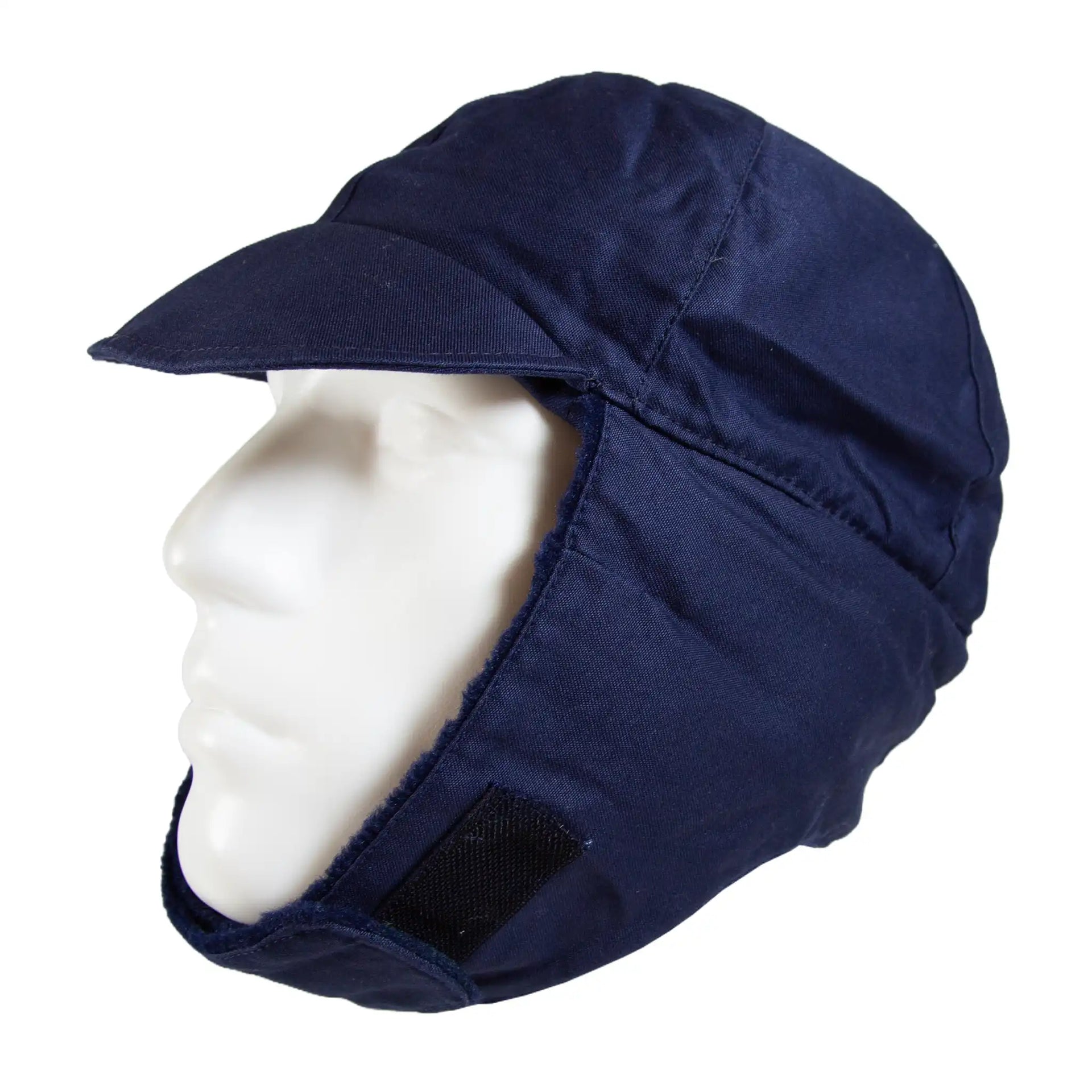 Used blue German Army winter hat