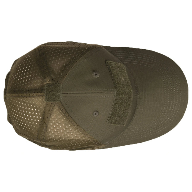 Gorra de béisbol con inserto de malla