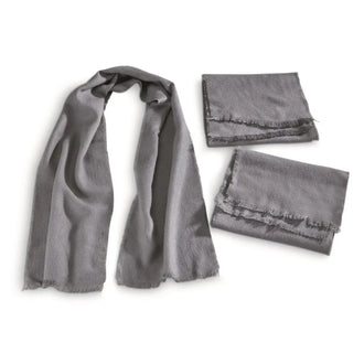 Used grey scarf
