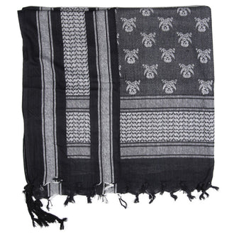 Teschio Shemagh 110x110 cm /bianco