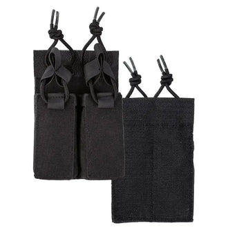 Pistol magazine pouch Double with hook-and-loop back