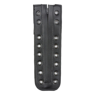 Boot quick-release fastener with 8 eyelets, black