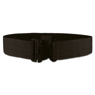 Enforcement belt with adjustable safety buckle