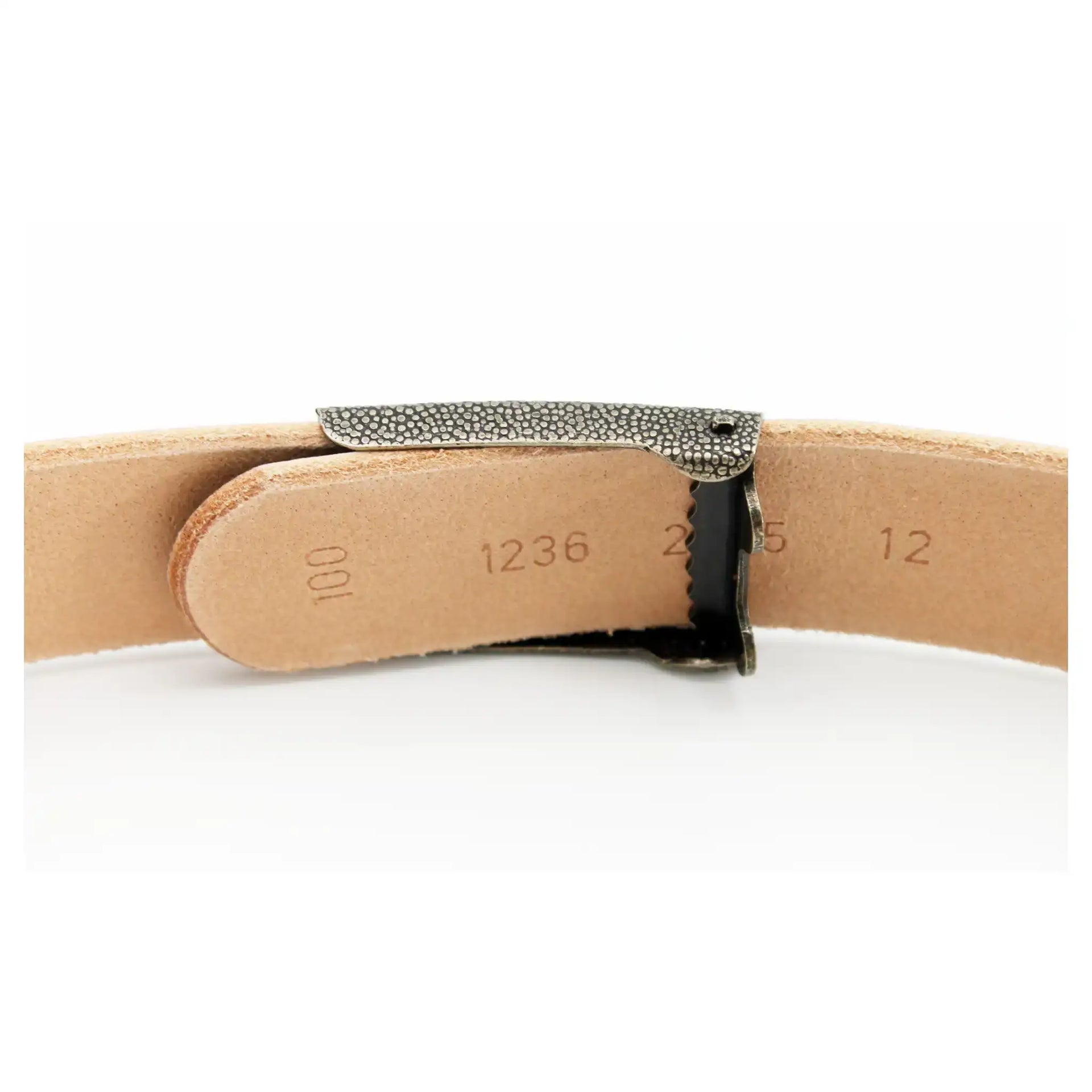 BW leather trouser belt according to TL Army and Air Force