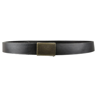 Belt 32 mm wide, leather dyed through
