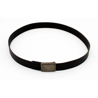 Dyed-through leather trouser belt 32 mm to TL