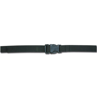 Pack strap with side-release buckle
