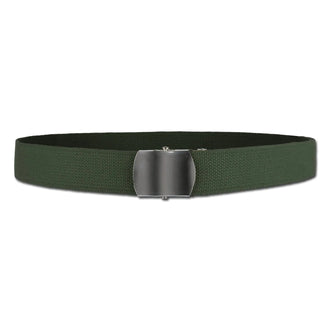 Ceinture de pantalon américaine à boucle argentée 38 mm