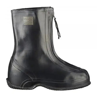 Used German Army rubber overshoes with zipper