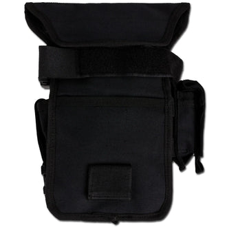 Hip bag with leg and belt attachment SECURITY black