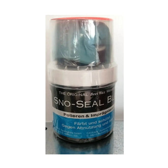 Leather wax black, tin 100 g