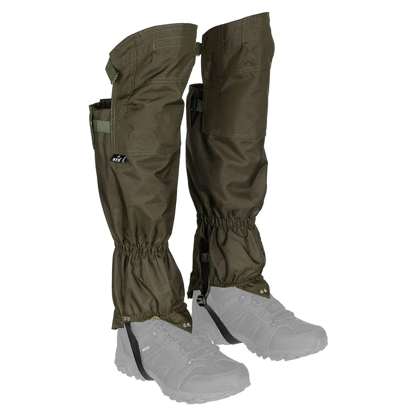 Gamaschen Overknee mit Reißverschluss