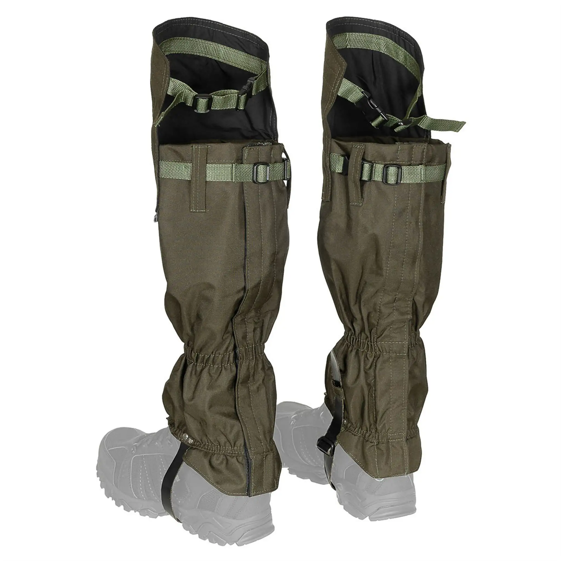 Gamaschen Overknee mit Reißverschluss