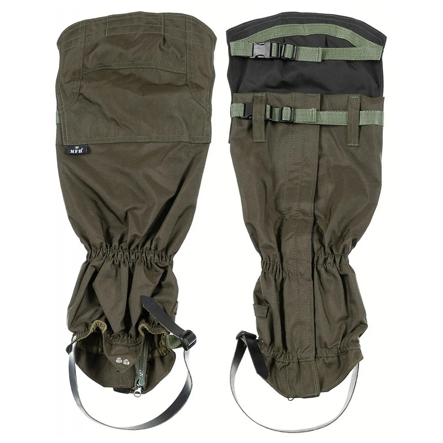 Gamaschen Overknee mit Reißverschluss