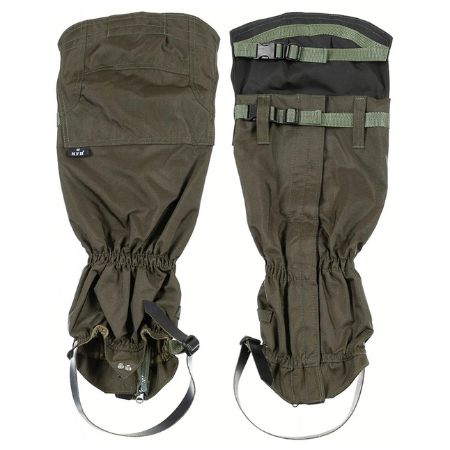 Gamaschen Overknee mit Reißverschluss